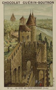La Cite de Carcassonne, Aude by French School