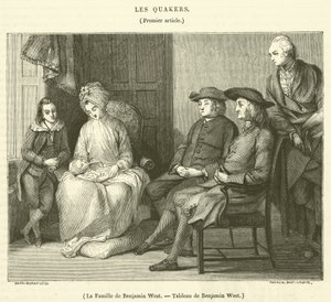 The Family of Benjamin West by French School