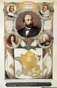 La France Faite par ses Rois, Henri Charles Ferdinand Marie Dieudonne (1820-83) Comte de Chambord, After 1870 by French School