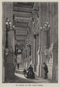 La Loggia of the Paris Opera by French School