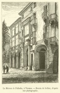 The House of Palladio, Vicenza (engraving)