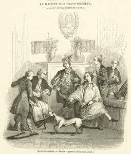 The Little Toilet (engraving) by French School