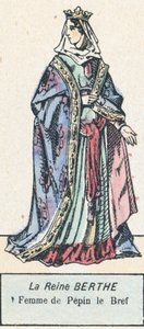 Queen Bertha, Wife of Pepin the Short by French School