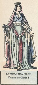 Queen Clotilde, Wife of Clovis I by French School