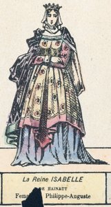 Queen Isabelle of Hainaut, Wife of Philippe-Auguste by French School