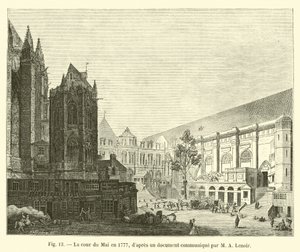 The Court of May in 1777, after a document communicated by M A Lenoir
