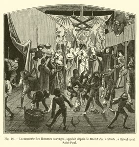 The Momerie of the Wild Men, later called the Ballet of the Ardents, at the Royal Hotel Saint-Paul by French School