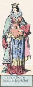 Queen Bertha, Wife of Pepin the Short by French School