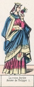 Queen Berthe, wife of Philip I by French School