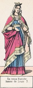 Queen Blanche, Wife of Louis V by French School