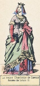 Queen Charlotte of Savoy, Wife of Louis XI by French School