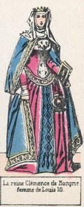 Queen Clemence of Hungary, Wife of Louis X by French School