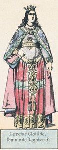 Queen Clotilde, Wife of Dagobert II by French School