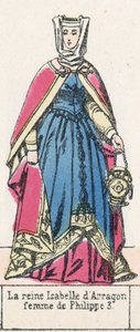Queen Isabella of Aragon, wife of Philip III by French School