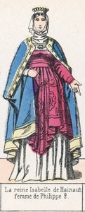 Queen Isabelle of Hainaut, Wife of Philip II by French School