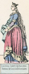 Queen Judith of Bavaria, Wife of Louis the Pious by French School