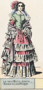 Queen Marie-Amelie, wife of Louis-Philippe by French School