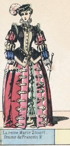 Queen Mary Stuart, Wife of Francis II by French School