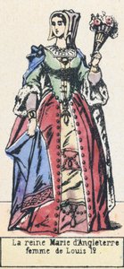 Queen Mary of England, wife of Louis XII by French School