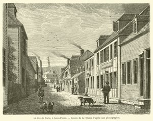 The Rue de Paris, in Saint-Pierre