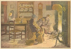 The Evening with Family by French School