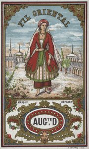 Label for Oriental thread