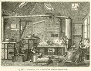 Laboratory for Cooking Food Preserves by French School