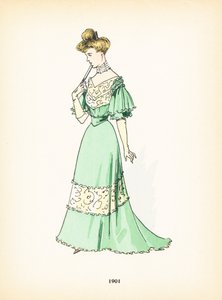 Ladies fashion, 1901