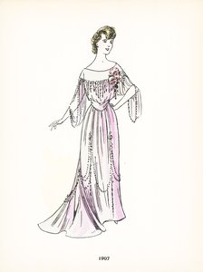 Ladies fashion, 1907 by French School