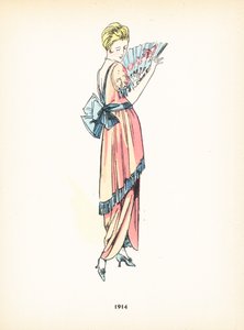 Ladies fashion, 1914 by French School