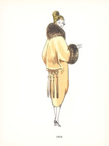 Ladies fashion, 1918 by French School