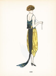 Ladies fashion, 1920 by French School
