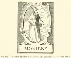 The Alchemist Morienus by French School