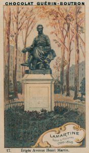 Lamartine, Poet & Historian, 1790-1869, Erected Avenue Henri Martin by French School