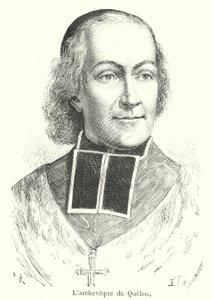 Archbishop of Quelen (engraving)
