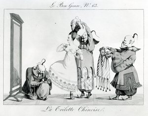 Le Bon Genre - La Toilette Chinoise, 1813