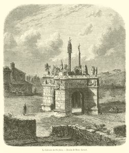 The Calvary of Pleyben by French School