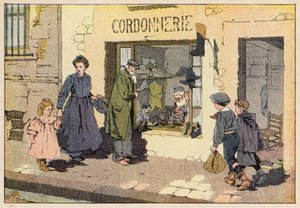 The Shoe Maker by French School