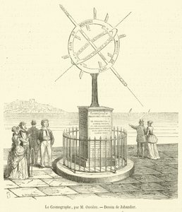 The Cosmographer (engraving) by French School