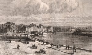 Le Havre - Normandie - engraving in 
