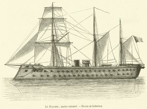 The Magenta, armored ship by French School