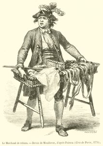 The ribbon merchant by French School