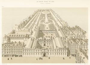 The Royal Palace in 1679, After La Boissiere by French School