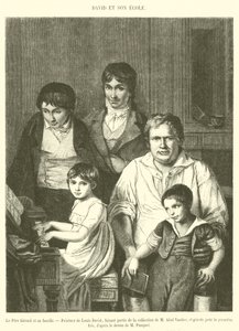 Father Gerard and His Family by French School