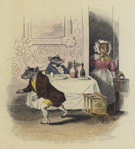 The Town Mouse and the Country Mouse by French School
