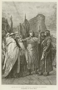 The King and the Count Took the Oath Together by French School