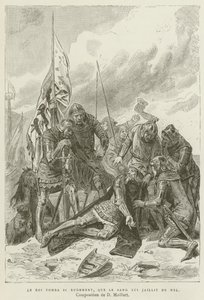 The King Fell So Hard That Blood Gushed from His Nose by French School