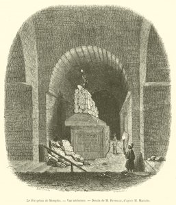 The Serapeum of Memphis, Interior View by French School