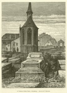 The Tomb of Albrecht Dürer, in Nuremberg (engraving)