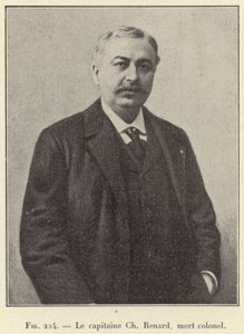 Captain Ch Renard, Died Colonel (engraving) by French School